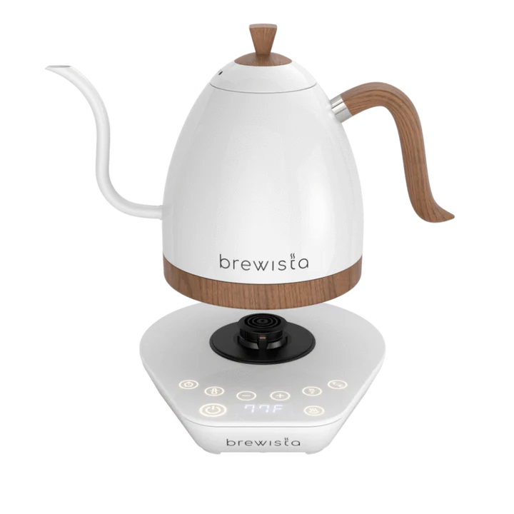 BREWISTA GOOSENECK KETTLE 1L WHITE                                                     