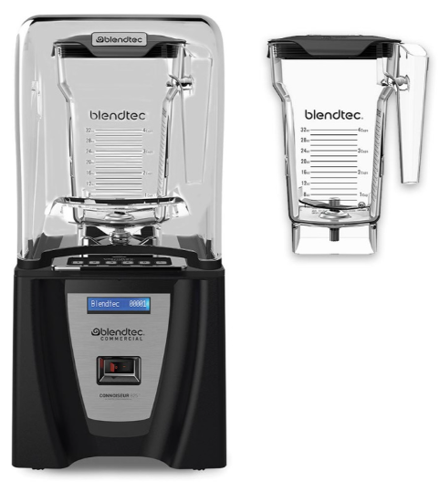 BLENDTEC CONNOISSEUR 825 BLENDER WITH 2 FOUR-SIDE JARS