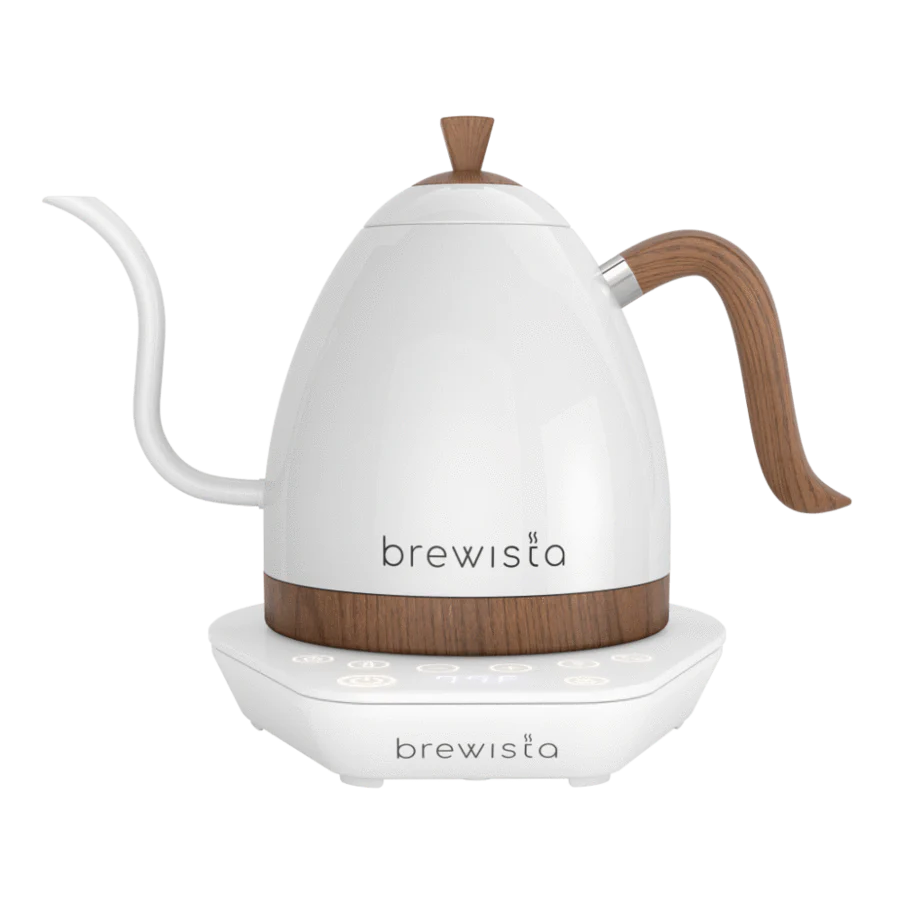BREWISTA ELECTRIC GOOSENECK KETTLE 600ML PEARL WHITE