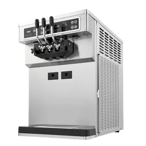 ماكينة آيس كريم طاولة بنكهتين مع لفه واحدة من ICETRO (موديل ISI-163TT - مضخة هواء)