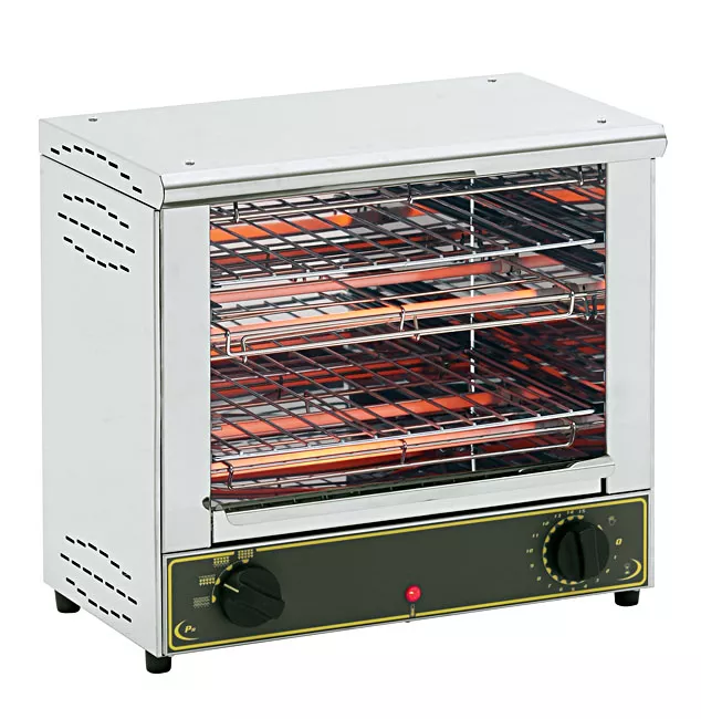 Electric Countertop Double infrared toaster  BAR 2000 – 2 cooking levels From Roller Grill