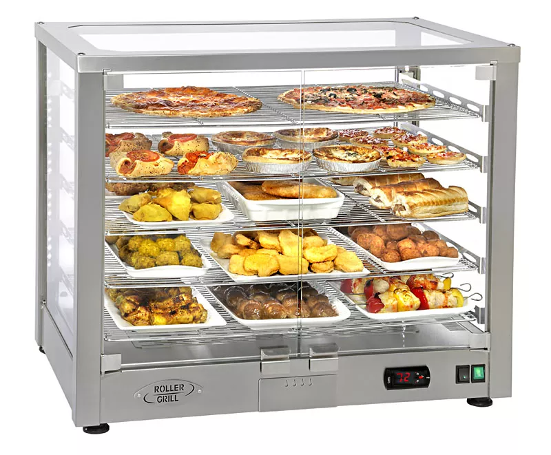 VENTILATED HEATED DISPLAY SHOWCASE REF: WD780D FROM ROLLER GRILL