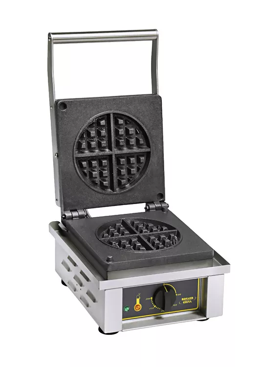 PROFESSIONAL ELECTRIC WAFFLE IRON 1 ROUND MOULDS REF:GES 75 - Roller Grill