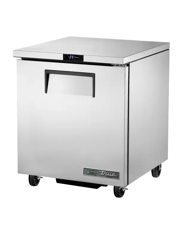 مجمد بباب واحد يوضع تحت الأسطح ويعمل بمبرد هيدروكربوني (TUC-27F-HC) من ترو