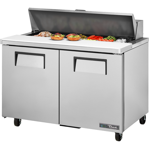True TSSU-48-12-HC Solid Door Sandwich/Salad Unit with Hydrocarbon Refrigerant