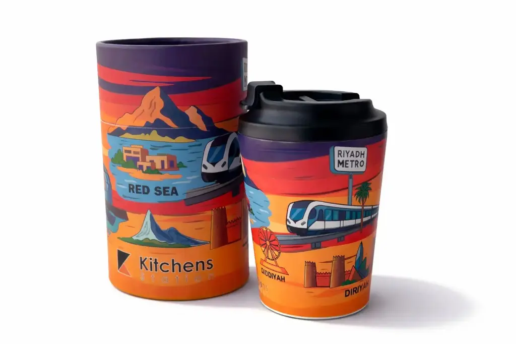 350ML 3D KITCHENS STATION CUP