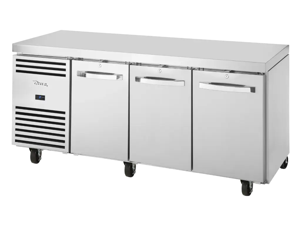 True TCR1/3-CL-SS-DL-DR-DR Counters & Undercounters 1/1 GN Counter Refrigerator 3 Section