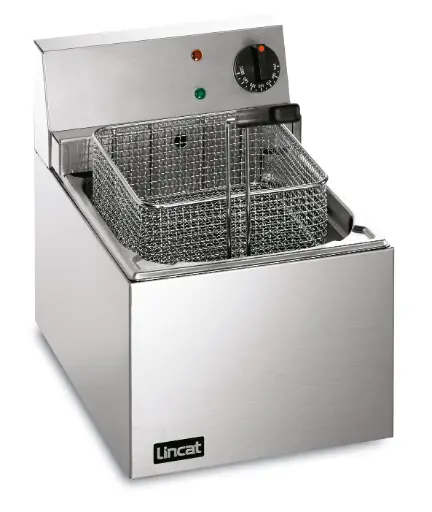 [LDF] LINCAT LDF Lynx Electric Counter-top Single Tank General Purpose Fryer – 1 Basket – W 270 mm – 3.0 kW