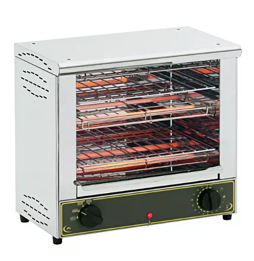 [BAR 2000] Electric Countertop Double infrared toaster  BAR 2000 – 2 cooking levels From Roller Grill