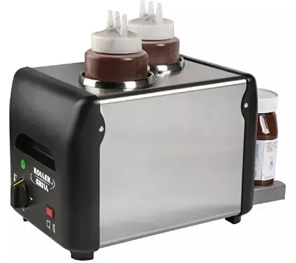 [WI/2] Roller Grill DOUBLE CHOCOLATE OR SAUCE BUILT-IN WARMER 2 x 1 LITER REF: WI/2