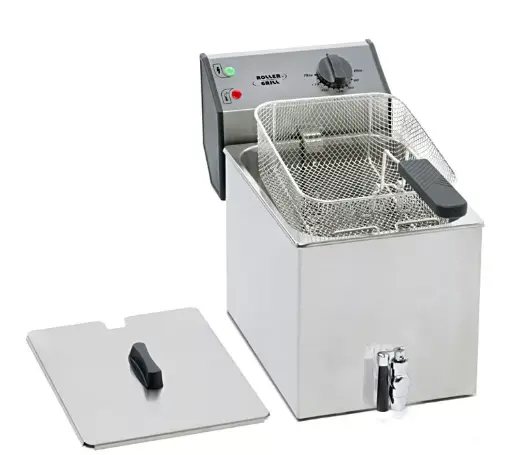 [FD80R] Roller Grill ELECTRIC COUNTER TOP SINGLE TANK FRYER REF: FD 80 R