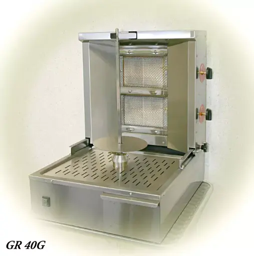 [GR40G] Roller Grill Gas gyros Grill – 400-mm-high spit - 15 kg of meat GR 40 G