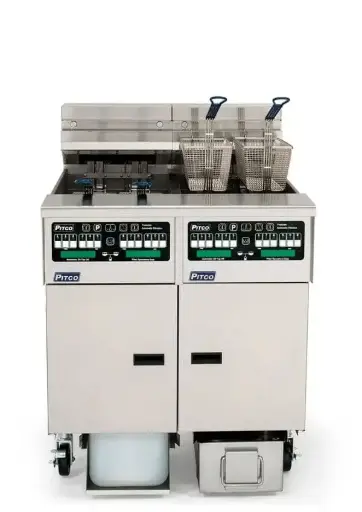 [SE14TC2FD] Pitco ELEC FLOOR FRYER SPLIT TANK 2 FILTER DRAWER SE14TC2FD